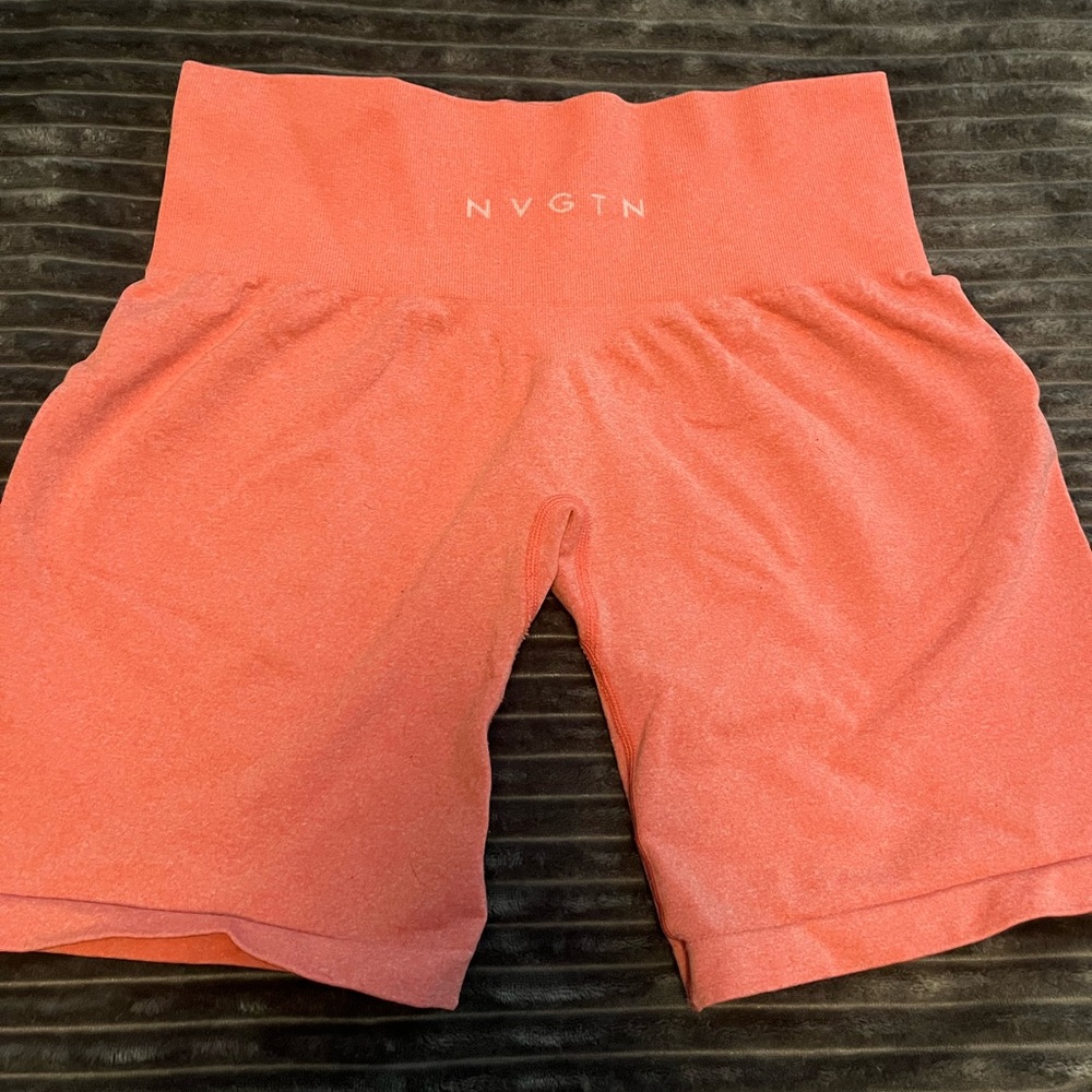NVGTN Women's High-Waist Coral Bike Shorts